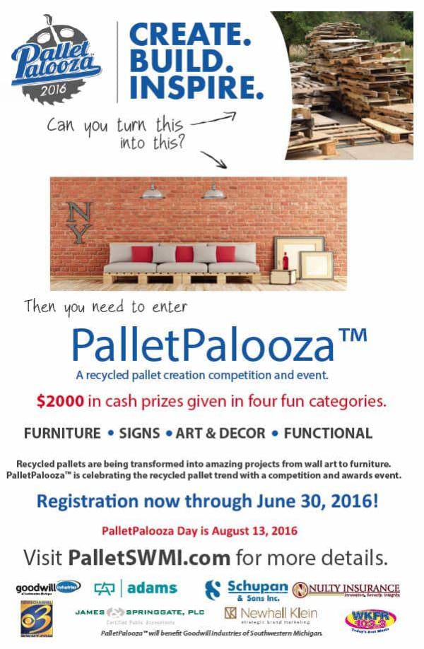 Palletpalooza™ New to the Kalamazoo Area, a Recycled Pallet Creation, Competition & Event Pallet Furniture Pallet Home Décor Ideas Pallet Projects Pallets in the Garden Palletpalooza™ New to the Kalamazoo Area, a Recycled Pallet Creation, Competition & Event Pallet Furniture Pallet Home Décor Ideas Pallet Projects Pallets in the Garden