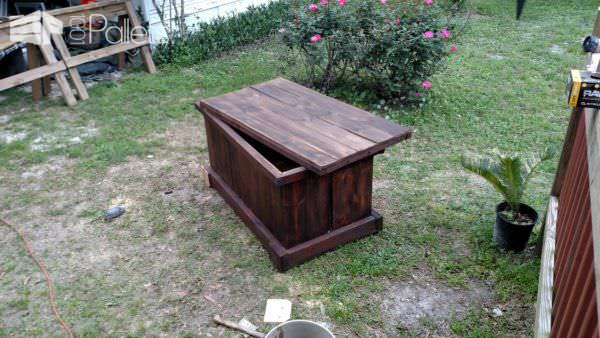 Rustic Pallet Blanket Chest Pallet Boxes & Chests Rustic Pallet Blanket Chest Pallet Boxes & Chests