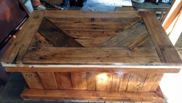 Rustic Pallet Blanket Chest Pallet Boxes & Chests Rustic Pallet Blanket Chest Pallet Boxes & Chests
