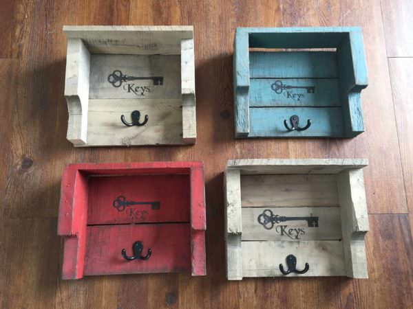 Rustic Pallet Key Holders Pallet Home Décor Ideas Pallet Walls & Pallet Doors Rustic Pallet Key Holders Pallet Home Décor Ideas Pallet Walls & Pallet Doors