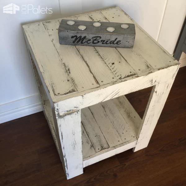 Rustic Pallet Side Table Pallet Desks & Pallet Tables Rustic Pallet Side Table Pallet Desks & Pallet Tables