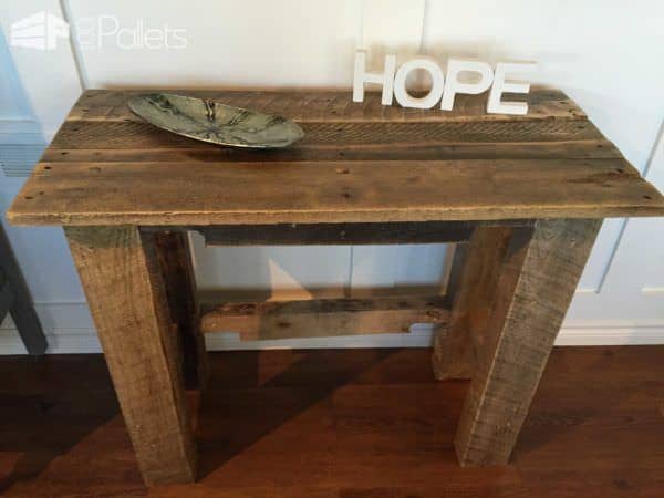 Sturdy Pallet Accent Table Pallet Desks & Pallet Tables Sturdy Pallet Accent Table Pallet Desks & Pallet Tables