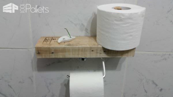 Super-easy Pallet Toilet Paper Holder Pallet Home Décor Ideas Super-easy Pallet Toilet Paper Holder Pallet Home Décor Ideas