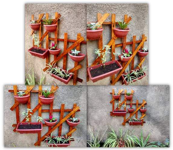 Suspended Pallet Garden / Jardim Suspenso – Palett De Madeira Envernizada Pallet Planters & Compost Bins Suspended Pallet Garden / Jardim Suspenso – Palett De Madeira Envernizada Pallet Planters & Compost Bins