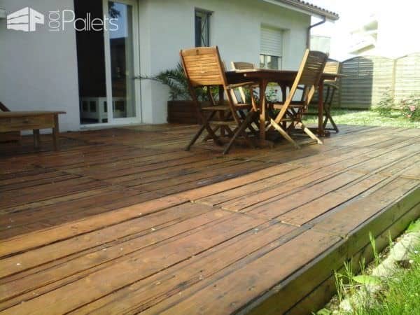Pallet Terrace Deck Pallet Terraces & Pallet Patios Pallet Terrace Deck Pallet Terraces & Pallet Patios
