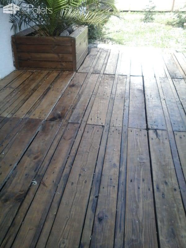 Pallet Terrace Deck Pallet Terraces & Pallet Patios Pallet Terrace Deck Pallet Terraces & Pallet Patios