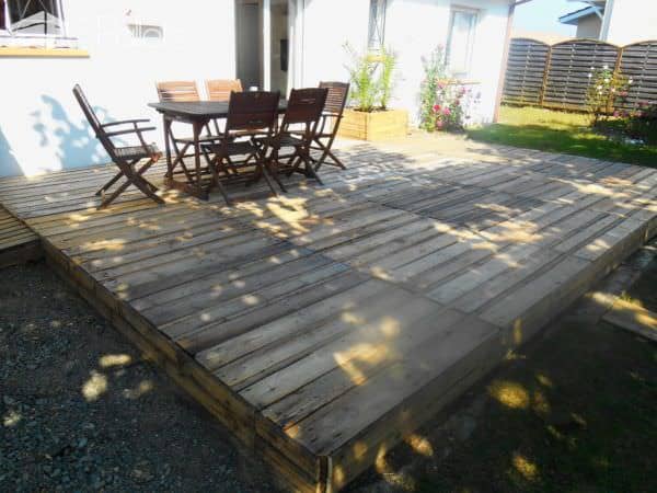 Pallet Terrace Deck Pallet Terraces & Pallet Patios Pallet Terrace Deck Pallet Terraces & Pallet Patios