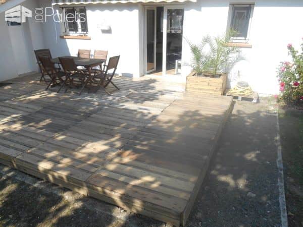 Pallet Terrace Deck Pallet Terraces & Pallet Patios Pallet Terrace Deck Pallet Terraces & Pallet Patios