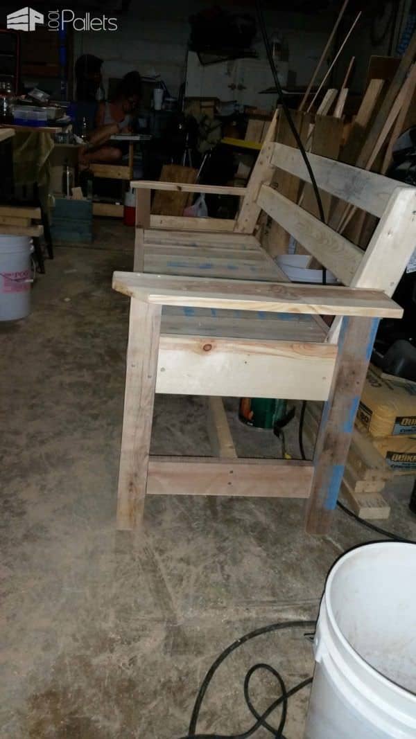 Beautiful Pallet Bench Pallet Benches, Pallet Chairs & Stools Beautiful Pallet Bench Pallet Benches, Pallet Chairs & Stools