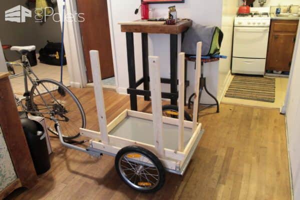 Diy Coffee Cart Made from Reclaimed Pallets in My Tiny N.y.c Appartment Pallet Bars Pallet Store, Bar & Restaurant Decorations Pallet Tutorials Diy Coffee Cart Made from Reclaimed Pallets in My Tiny N.y.c Appartment Pallet Bars Pallet Store, Bar & Restaurant Decorations Pallet Tutorials
