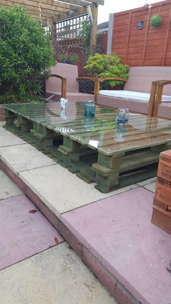 Lucite-topped Pallet Table Pallet Coffee Tables Lucite-topped Pallet Table Pallet Coffee Tables