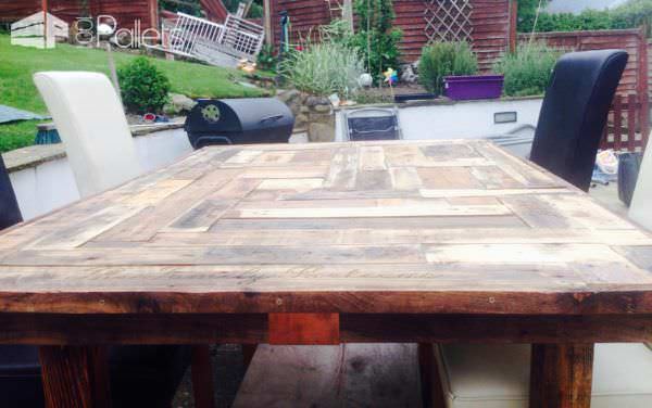 Mosaic Top Pallet Table Pallet Desks & Pallet Tables Mosaic Top Pallet Table Pallet Desks & Pallet Tables