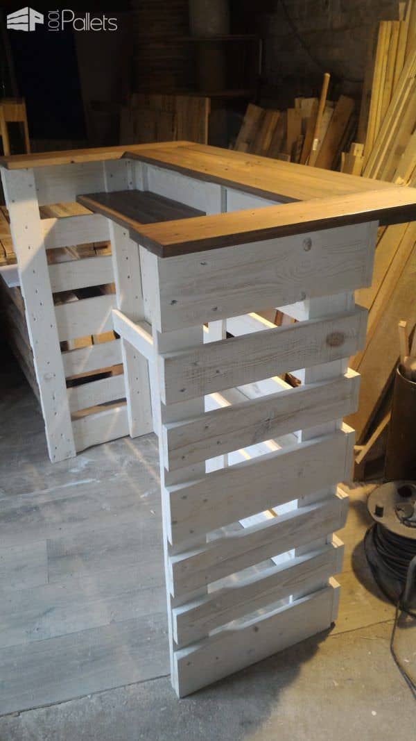 Pallet Console Bar Pallet Bars Pallet Console Bar Pallet Bars