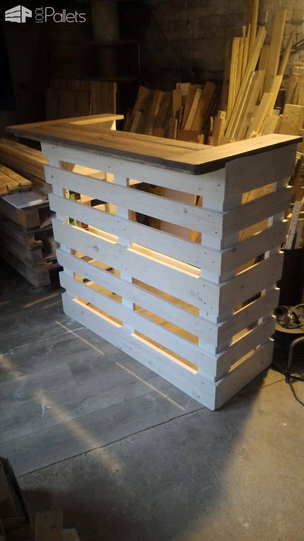 Pallet Console Bar Pallet Bars Pallet Console Bar Pallet Bars