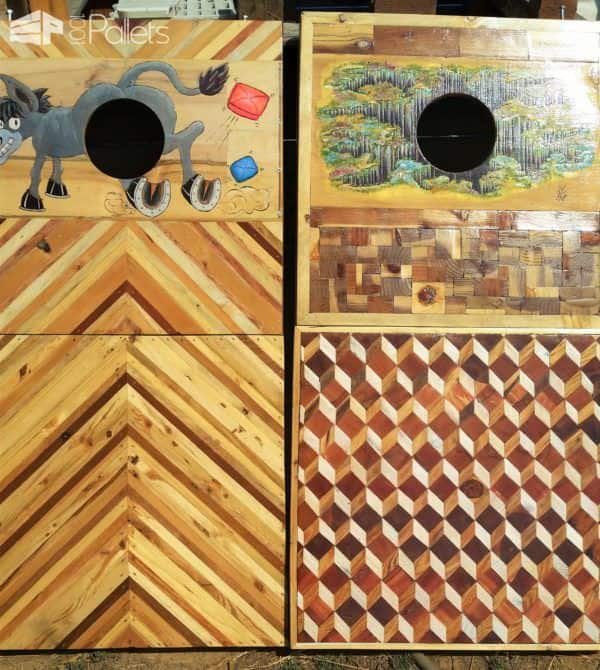 Pallet Cornhole Game Board (2nd of a Pair) Other Pallet Projects Pallet Cornhole Game Board (2nd of a Pair) Other Pallet Projects
