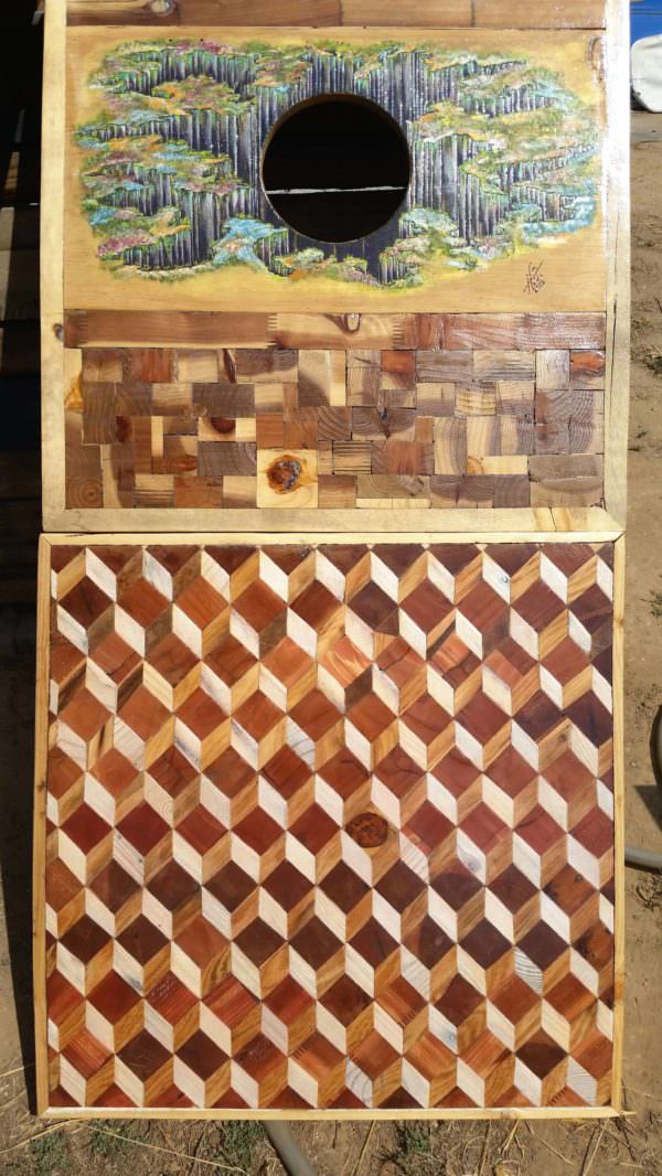 Pallet Cornhole Game Board (2nd of a Pair) Other Pallet Projects Pallet Cornhole Game Board (2nd of a Pair) Other Pallet Projects