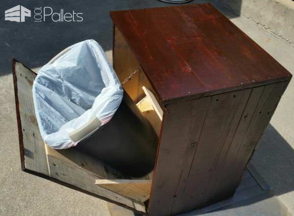 Pallet Kitchen Trash Bin Pallet Boxes & Chests Pallet Home Accessories Pallet Kitchen Trash Bin Pallet Boxes & Chests Pallet Home Accessories