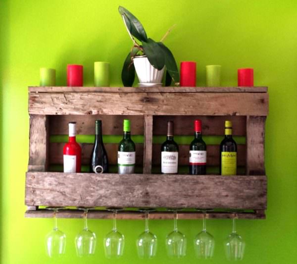 Rustic Pallet Wine Rack Pallet Home Accessories Rustic Pallet Wine Rack Pallet Home Accessories
