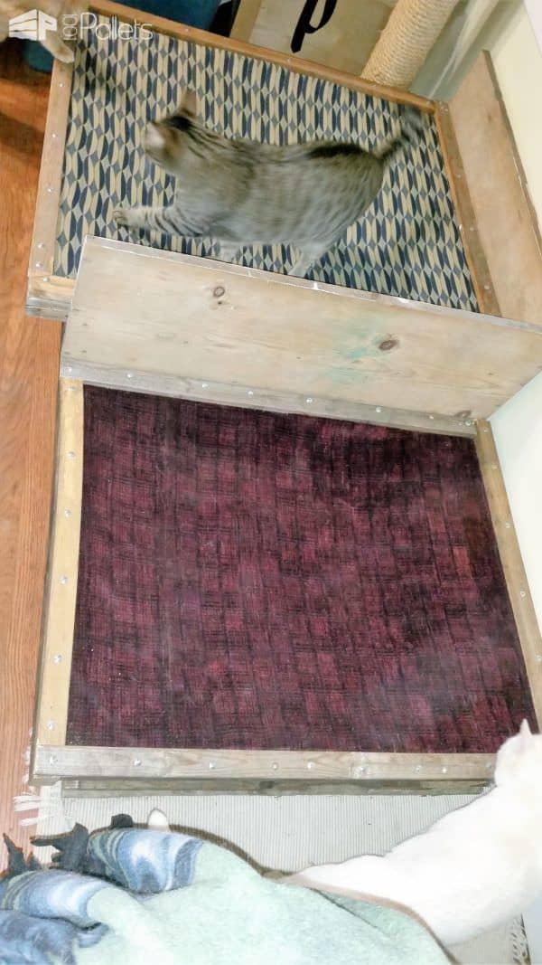 Two-tier Pallet Dog Hammock Animal Pallet Houses & Pallet Supplies Two-tier Pallet Dog Hammock Animal Pallet Houses & Pallet Supplies