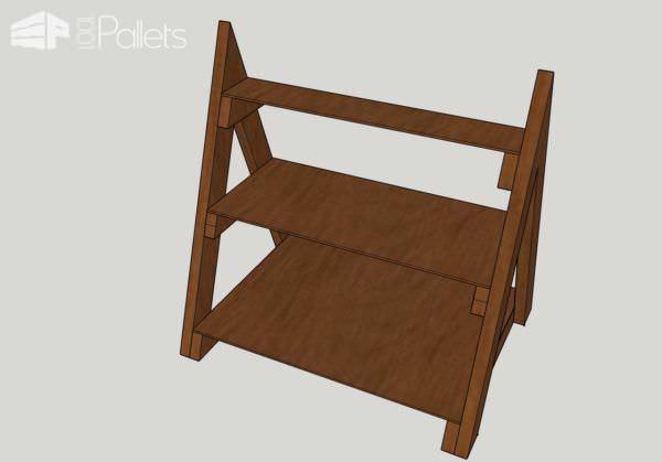 A-frame Pallet Shelving Unit DIY Pallet Tutorials Pallet Shelves & Pallet Coat Hangers A-frame Pallet Shelving Unit DIY Pallet Tutorials Pallet Shelves & Pallet Coat Hangers