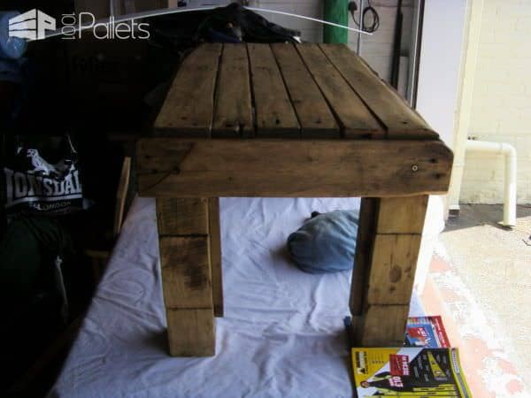 Block-leg Pallet Table Pallet Coffee Tables Block-leg Pallet Table Pallet Coffee Tables