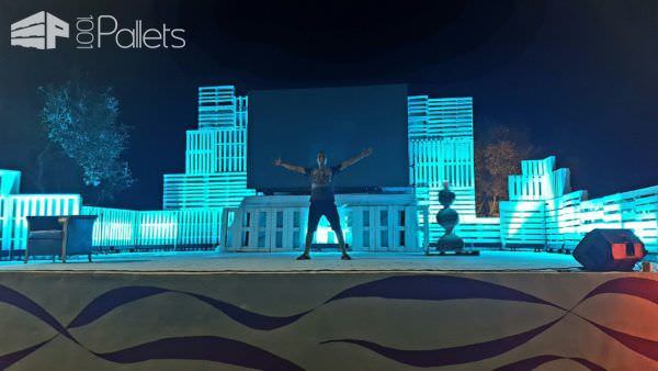 Cool Stage Setup Made From 75 Pallets Other Pallet Projects Pallet Projects Cool Stage Setup Made From 75 Pallets Other Pallet Projects Pallet Projects