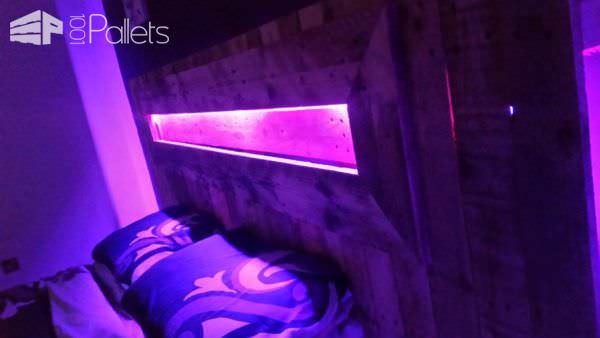 Led Backlit Pallet Headboard Pallet Beds, Pallet Headboards & Frames Led Backlit Pallet Headboard Pallet Beds, Pallet Headboards & Frames