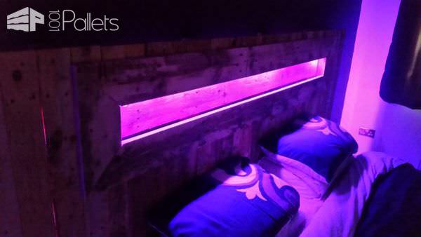 Led Backlit Pallet Headboard Pallet Beds, Pallet Headboards & Frames Led Backlit Pallet Headboard Pallet Beds, Pallet Headboards & Frames