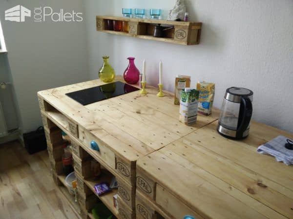 Mini Pallet Kitchenette for the Office Pallet Bars Mini Pallet Kitchenette for the Office Pallet Bars
