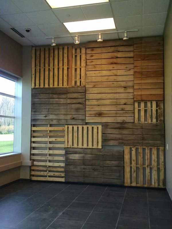 Pallet Focal Wall Pallet Walls & Pallet Doors Pallet Focal Wall Pallet Walls & Pallet Doors