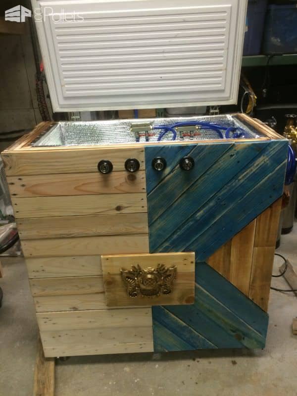 Pallet Navy Diver Kegerator Pallet Bars Pallet Navy Diver Kegerator Pallet Bars