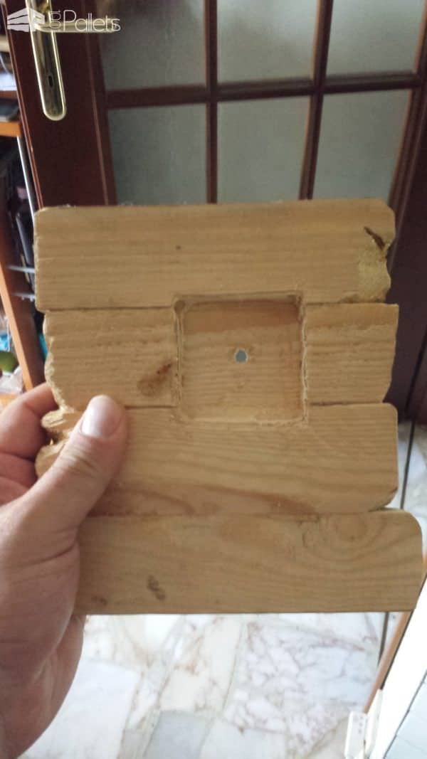 Pallet Photo Clock / Orologio Da Pallet Con Foto Tecnica Potch Pallet Clocks Pallet Photo Clock / Orologio Da Pallet Con Foto Tecnica Potch Pallet Clocks