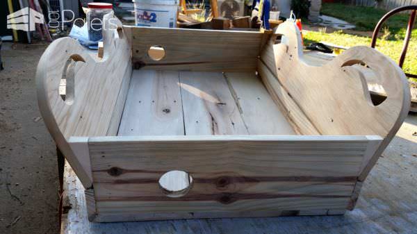 Pallet Rocking Bench With Detachable Cradle Pallet Benches, Pallet Chairs & Stools Pallet Rocking Bench With Detachable Cradle Pallet Benches, Pallet Chairs & Stools