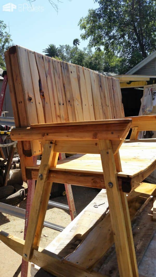 Pallet Rocking Bench With Detachable Cradle Pallet Benches, Pallet Chairs & Stools Pallet Rocking Bench With Detachable Cradle Pallet Benches, Pallet Chairs & Stools