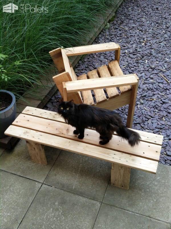 Pallet “Wassily” Chair Pallet Benches, Pallet Chairs & Stools Pallet “Wassily” Chair Pallet Benches, Pallet Chairs & Stools