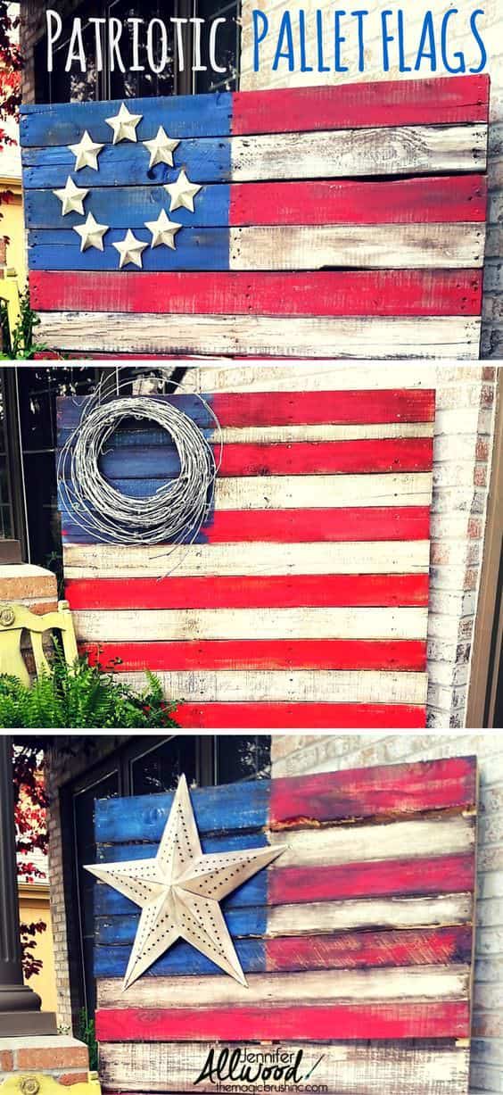 Patriotic Crafter Challenge! Pallet Wall Decor & Pallet Painting Patriotic Crafter Challenge! Pallet Wall Decor & Pallet Painting