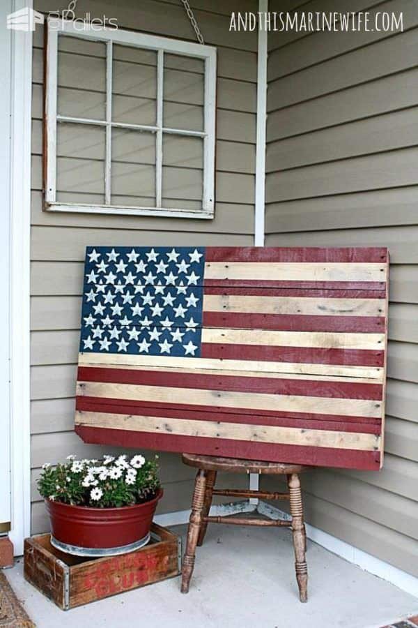Patriotic Crafter Challenge! Pallet Wall Decor & Pallet Painting Patriotic Crafter Challenge! Pallet Wall Decor & Pallet Painting