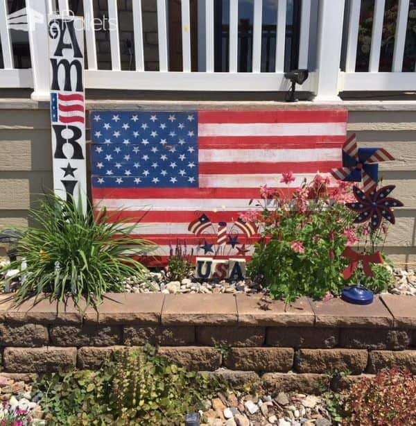 Patriotic Crafter Challenge! Pallet Wall Decor & Pallet Painting Patriotic Crafter Challenge! Pallet Wall Decor & Pallet Painting