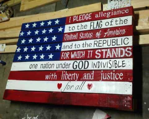 Patriotic Crafter Challenge! Pallet Wall Decor & Pallet Painting Patriotic Crafter Challenge! Pallet Wall Decor & Pallet Painting