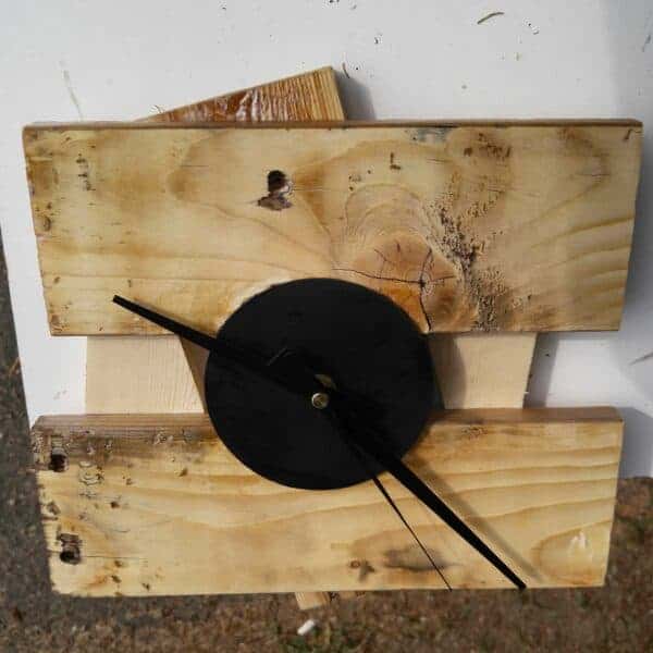 Recycled Pallet Clock Pallet Clocks Recycled Pallet Clock Pallet Clocks