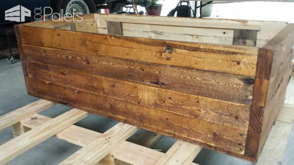 Rustic Pallet Footlocker Pallet Boxes & Chests Rustic Pallet Footlocker Pallet Boxes & Chests