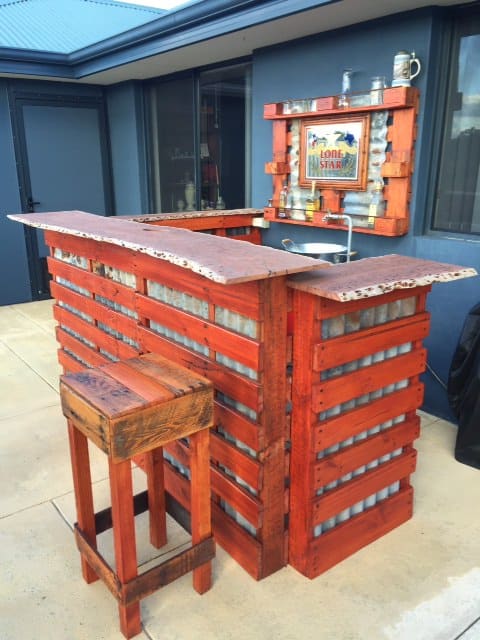 Rustic Western Bar Pallet Bars Rustic Western Bar Pallet Bars