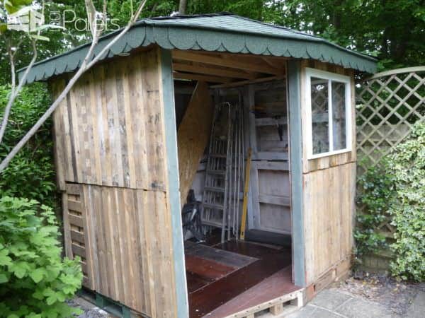 Amazing Pallet Summer Cottage Pallet Sheds, Cabins, Huts & Playhouses Amazing Pallet Summer Cottage Pallet Sheds, Cabins, Huts & Playhouses