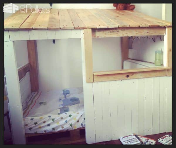 Child’s Pallet Cabin Bed Fun Pallet Crafts for Kids Pallet Beds, Pallet Headboards & Frames Child’s Pallet Cabin Bed Fun Pallet Crafts for Kids Pallet Beds, Pallet Headboards & Frames