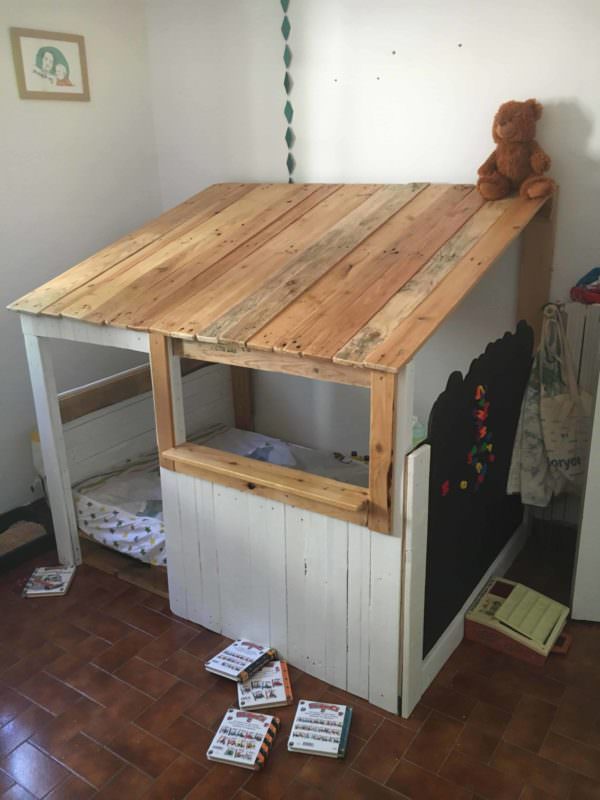 Child’s Pallet Cabin Bed Fun Pallet Crafts for Kids Pallet Beds, Pallet Headboards & Frames Child’s Pallet Cabin Bed Fun Pallet Crafts for Kids Pallet Beds, Pallet Headboards & Frames