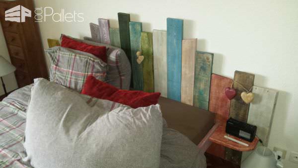 Garden-inspired Pallet Headboard & Bed Frame Pallet Beds, Pallet Headboards & Frames Garden-inspired Pallet Headboard & Bed Frame Pallet Beds, Pallet Headboards & Frames
