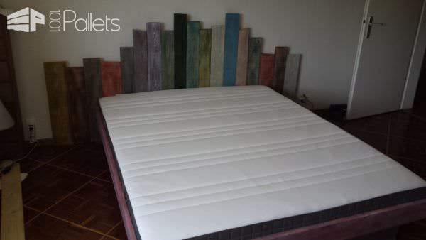 Garden-inspired Pallet Headboard & Bed Frame Pallet Beds, Pallet Headboards & Frames Garden-inspired Pallet Headboard & Bed Frame Pallet Beds, Pallet Headboards & Frames