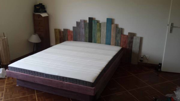 Garden-inspired Pallet Headboard & Bed Frame Pallet Beds, Pallet Headboards & Frames Garden-inspired Pallet Headboard & Bed Frame Pallet Beds, Pallet Headboards & Frames