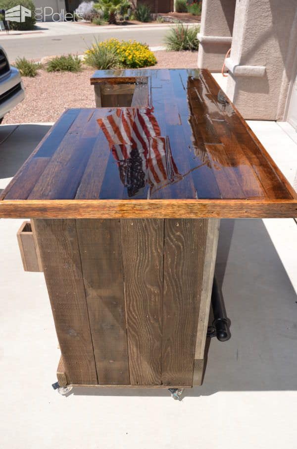 Gorgeous Pallet Wood Rolling Bar Pallet Bars Gorgeous Pallet Wood Rolling Bar Pallet Bars