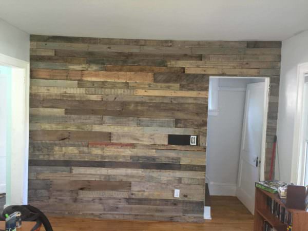Living Room Pallet Accent Wall Pallet Walls & Pallet Doors Living Room Pallet Accent Wall Pallet Walls & Pallet Doors
